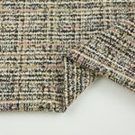 Load image into Gallery viewer, Taupe/Black Tweed Boucle Jacquard Knit
