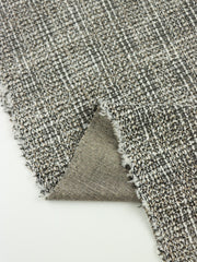 Load image into Gallery viewer, Black/White Tweed Boucle Jacquard Knit