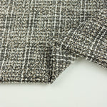 Load image into Gallery viewer, Black/White Tweed Boucle Jacquard Knit

