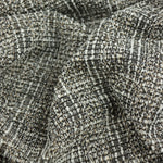 Load image into Gallery viewer, Black/White Tweed Boucle Jacquard Knit

