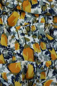 Tulip Garden (Mustard) Rayon Crepe