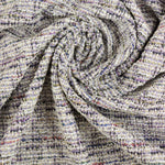 Load image into Gallery viewer, Purple Tweed Boucle Jacquard Knit
