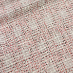 Load image into Gallery viewer, Cherry Blossom/White Tweed Boucle Jacquard Knit
