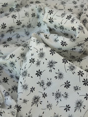 Load image into Gallery viewer, Wishing Floral on Ivory Viscose Satin
