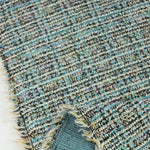 Load image into Gallery viewer, Blue/Black Tweed Boucle Jacquard Knit
