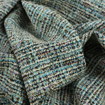 Load image into Gallery viewer, Blue/Black Tweed Boucle Jacquard Knit
