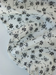Load image into Gallery viewer, Wishing Floral on Ivory Viscose Satin