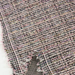 Load image into Gallery viewer, Pink/Black Tweed Boucle Jacquard Knit
