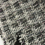 Load image into Gallery viewer, Black Tweed Boucle Jacquard Knit W/ Mini Sequins
