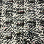 Load image into Gallery viewer, Black Tweed Boucle Jacquard Knit W/ Mini Sequins

