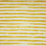Load image into Gallery viewer, Golden Yellow &amp; White Brushed Stripe 100% Linen Knit | Made in Italy
