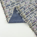 Load image into Gallery viewer, Navy Tweed Boucle Jacquard Knit
