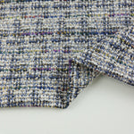 Load image into Gallery viewer, Navy Tweed Boucle Jacquard Knit
