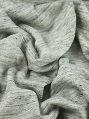 Load image into Gallery viewer, Marled Gray 100% Linen Knit | Made in Italy