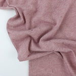 Load image into Gallery viewer, Dusty Pink Distressed Eyelet Poly/Cotton Jersey
