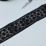 Load image into Gallery viewer, Black 2" Wide Stretch Lace
