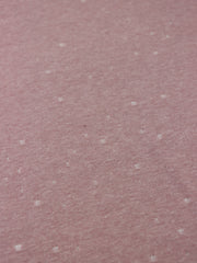 Load image into Gallery viewer, Dusty Pink Distressed Eyelet Poly/Cotton Jersey
