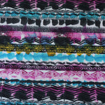Load image into Gallery viewer, Watercolor Geometric Abstract Stripe Spun Poly Jersey
