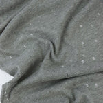 Load image into Gallery viewer, Medium Gray Distressed Eyelet Poly/Cotton Jersey
