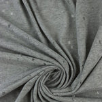 Load image into Gallery viewer, Medium Gray Distressed Eyelet Poly/Cotton Jersey
