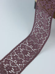 Load image into Gallery viewer, Rose Taupe 2&quot; Wide Stretch Lace
