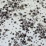 Load image into Gallery viewer, Dark Espresso Floral on Ivory Rayon Jersey
