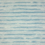 Load image into Gallery viewer, Dusty Blue &amp; White Brushed Stripe 100% Linen Knit | Made in Italy
