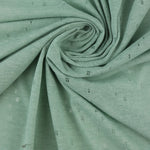 Load image into Gallery viewer, Mint Tea Distressed Eyelet Poly/Cotton Jersey
