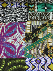 Load image into Gallery viewer, Mixed Media Block Print Poly Rayon Spandex Jersey
