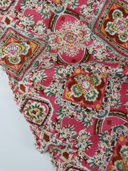 Load image into Gallery viewer, Fuchsia Stained Glass Cotton Lawn