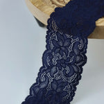 Load image into Gallery viewer, Navy 2.25&quot; Wide Stretch Lace
