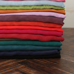 Load image into Gallery viewer, 2YD PRECUT; Black Sicily Sandwashed Cupro Viscose
