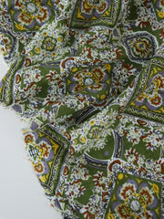 Load image into Gallery viewer, Moss Stained Glass Cotton Lawn