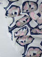 Load image into Gallery viewer, Wishing Blooms on Ivory Cotton Lawn