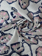 Load image into Gallery viewer, Wishing Blooms on Ivory Cotton Lawn