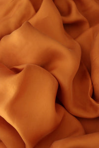 Rumba Orange Sicily Sandwashed Cupro Viscose