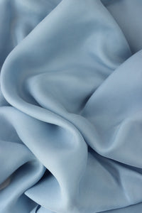 Serene Blue Sicily Sandwashed Cupro Viscose