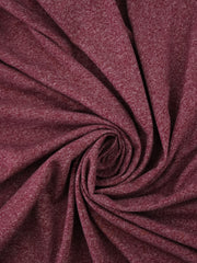 Load image into Gallery viewer, Marled Wine Tri-Blend Jersey &amp; Rib Knit
