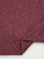 Load image into Gallery viewer, Marled Wine Tri-Blend Jersey &amp; Rib Knit
