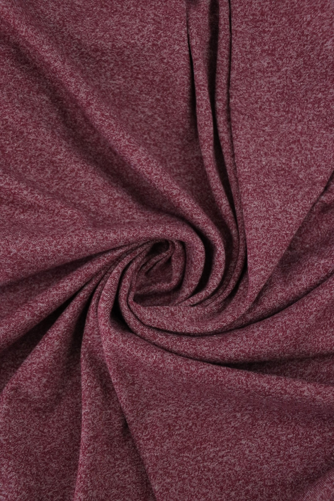 Wine Ribbed Knit Texture Marled Wine Tri-Blend Jersey & Rib Knit | Surge Fabric Shop