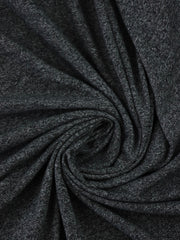 Load image into Gallery viewer, Marled Black Tri-Blend Jersey &amp; Rib Knit