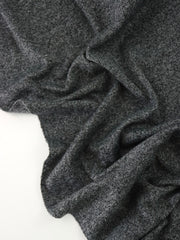 Load image into Gallery viewer, Marled Black Tri-Blend Jersey &amp; Rib Knit