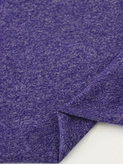 Load image into Gallery viewer, Marled Purple Tri-Blend Jersey &amp; Rib Knit