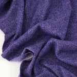 Load image into Gallery viewer, Marled Purple Tri-Blend Jersey &amp; Rib Knit
