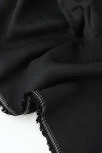 Black Sicily Sandwashed Cupro Viscose