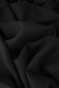 Black Sicily Sandwashed Cupro Viscose