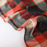 Load image into Gallery viewer, Midnight Navy &amp; Poppy Red Plaid Flannel
