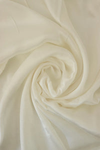 Pearl White Cairo Sandwashed Lyocell Viscose