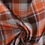 Load image into Gallery viewer, Brown &amp; Orange Plaid Flannel
