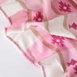Load image into Gallery viewer, Pink Aztec Plaid Flannel
